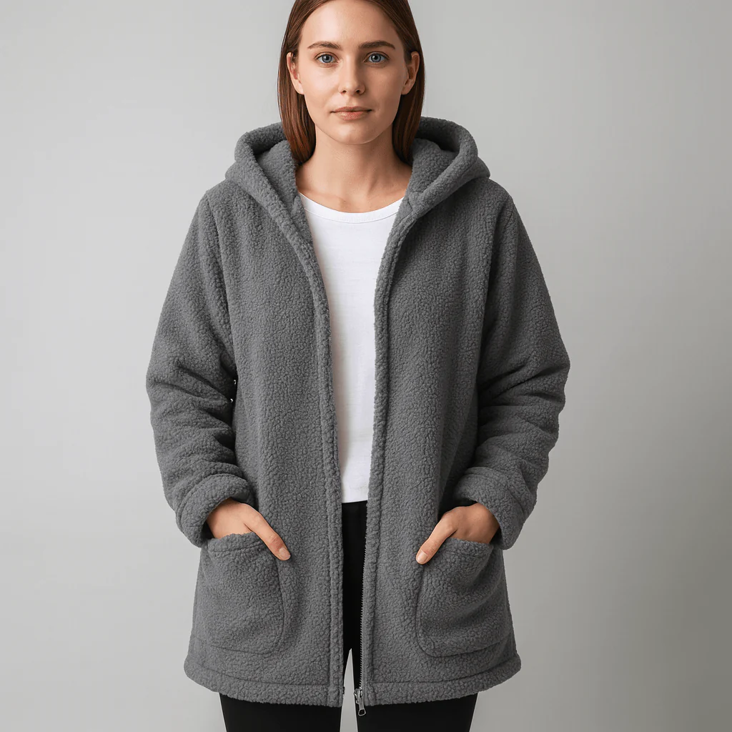 JANE | COZY TEDDY COAT - Image 4