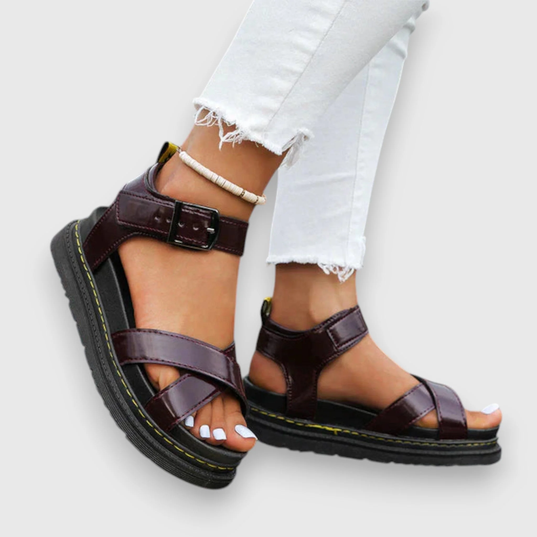 Kendra | Platform Strap Sandals - Image 4