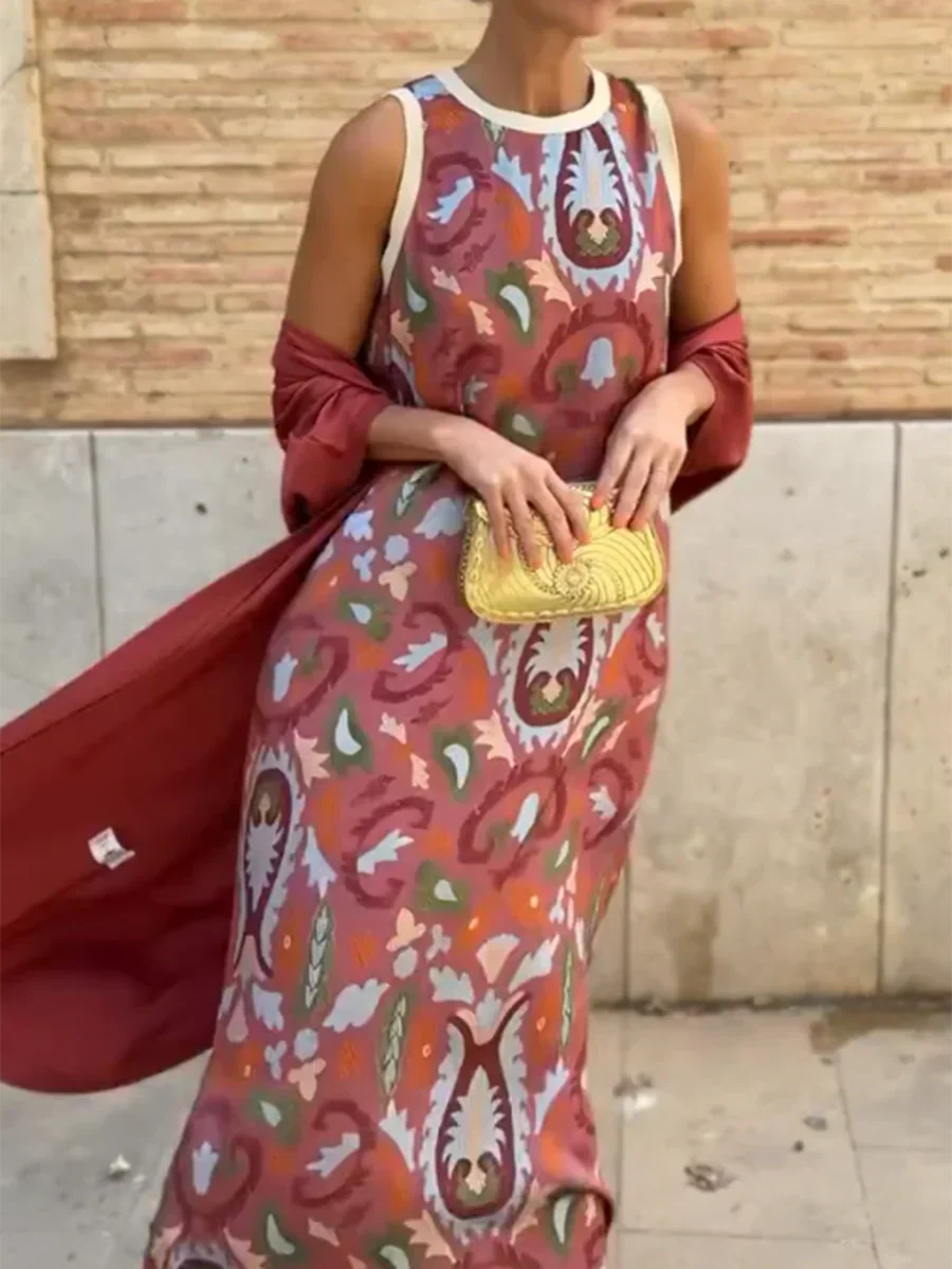 Liezel | Boho Layered Maxi Dress - Image 3