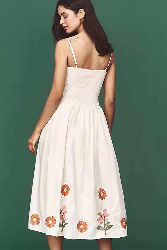 Louise | Floral Midi Dress - Image 2
