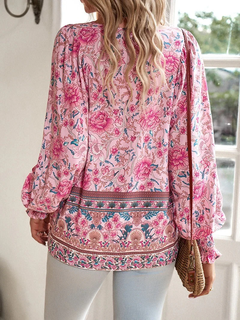 Luma - Summer Floral Top - Image 4