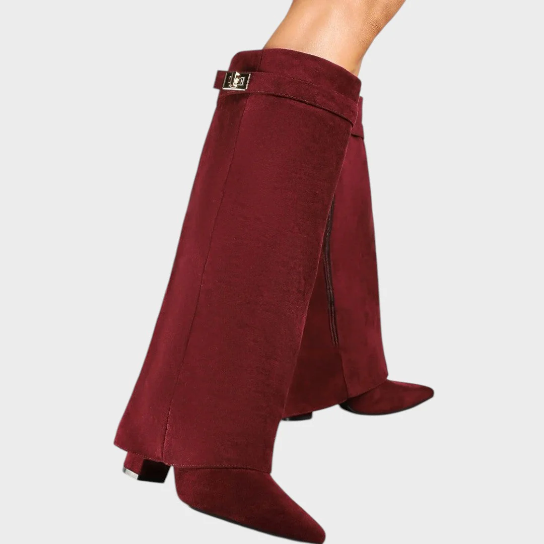 Lunara | High-Cut Suede Boots - Image 10