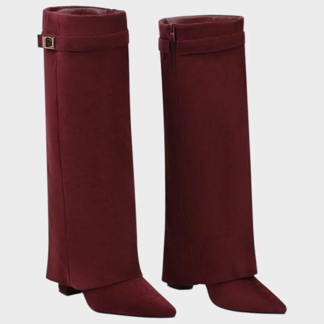 Lunara | High-Cut Suede Boots - Image 12