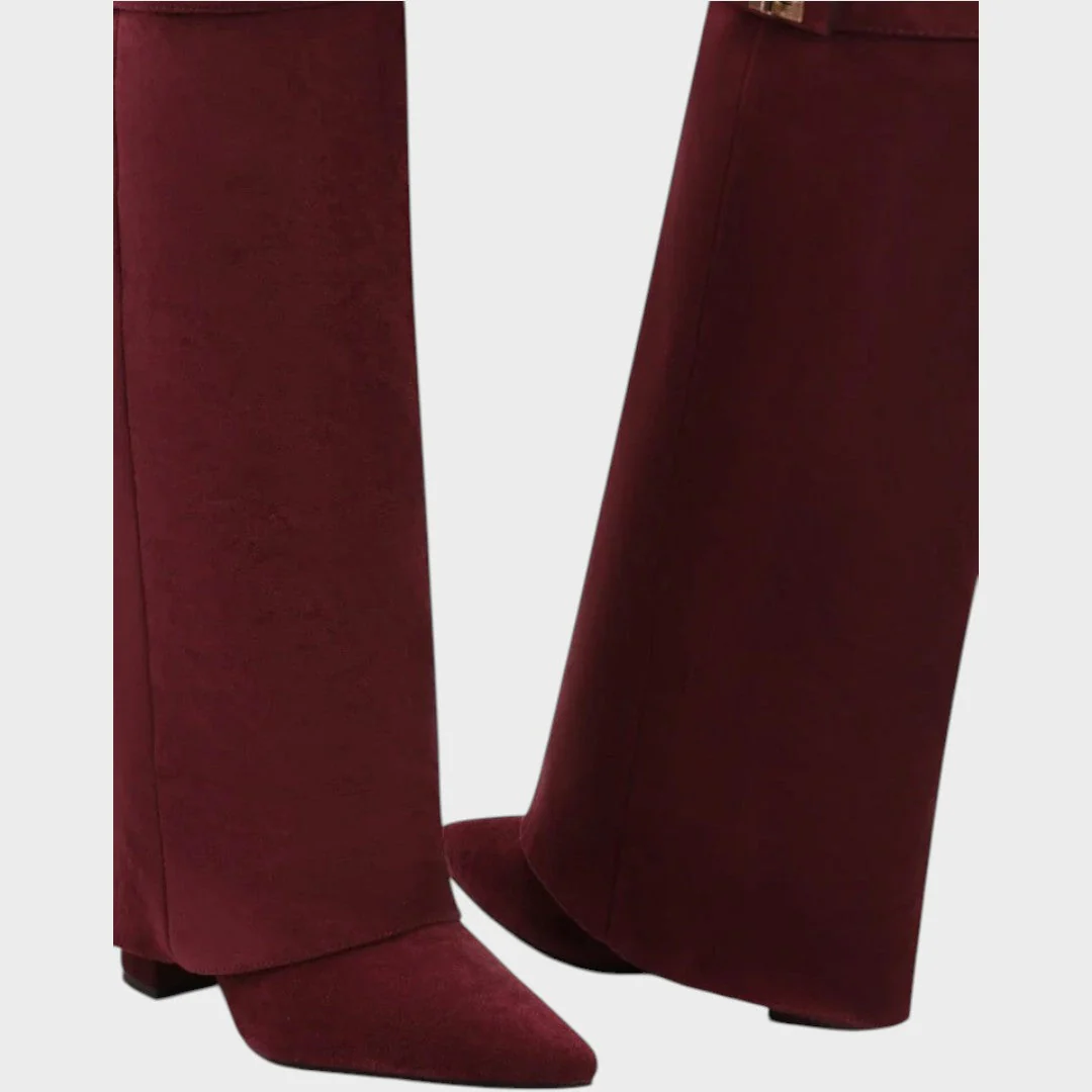 Lunara | High-Cut Suede Boots - Image 13
