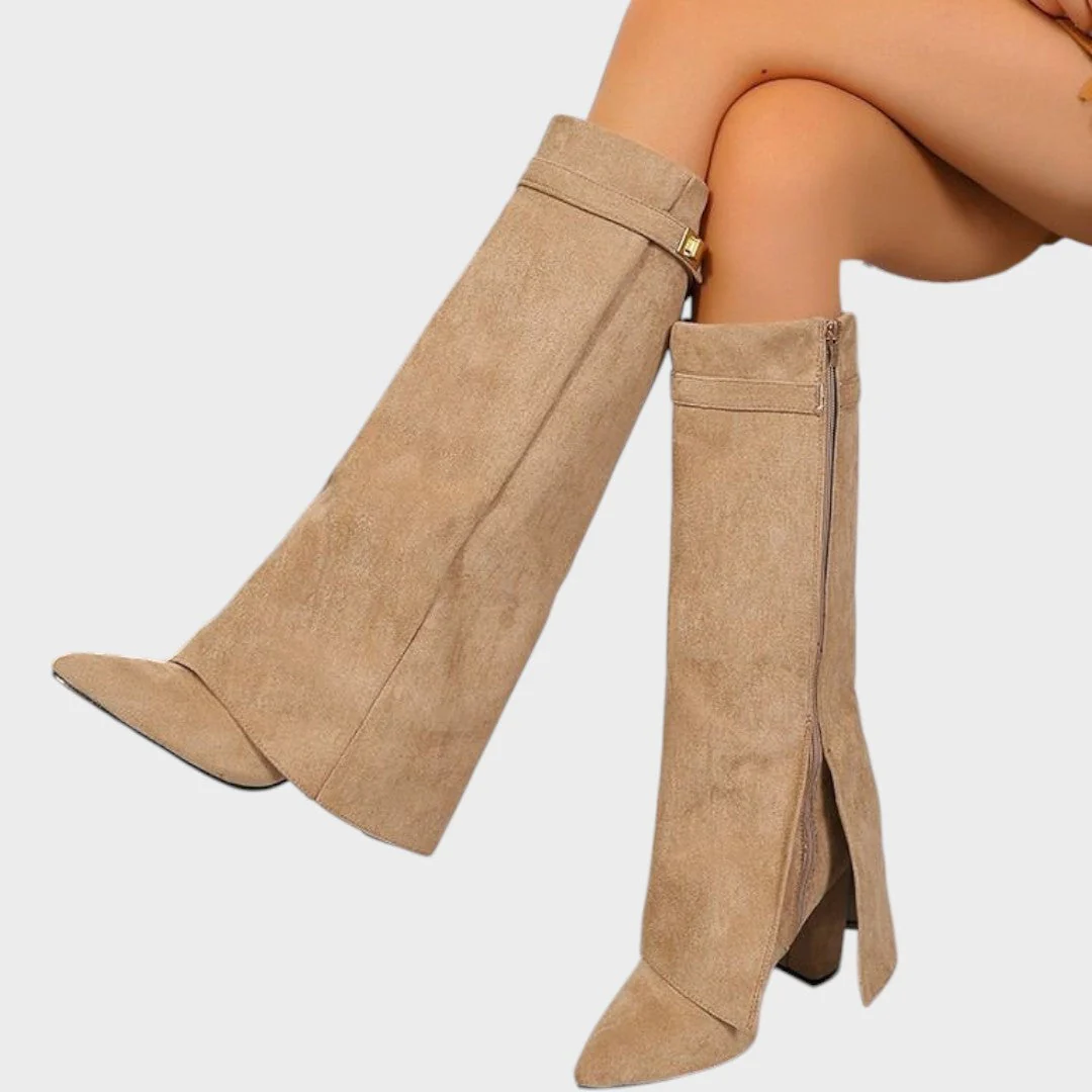 Lunara | High-Cut Suede Boots - Image 4