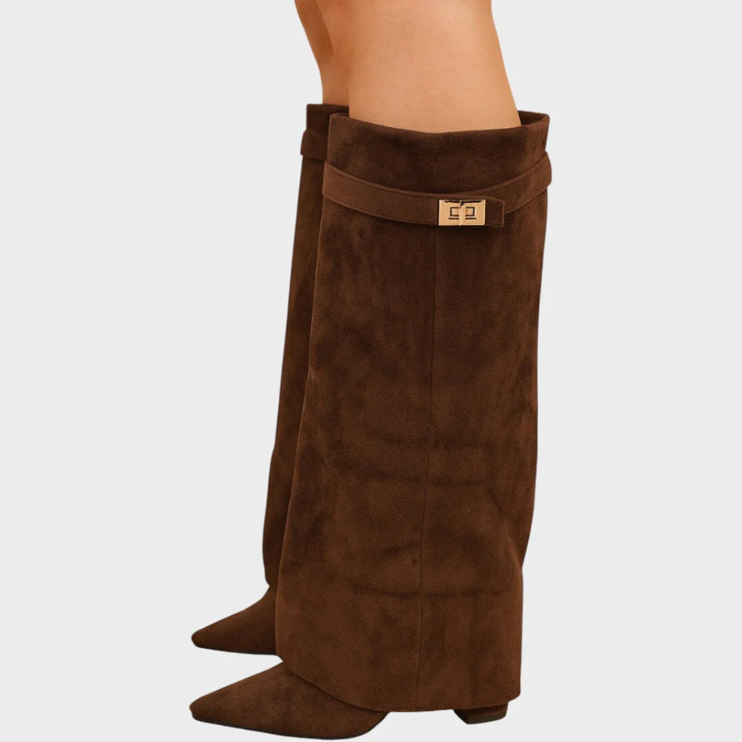 Lunara | High-Cut Suede Boots - Image 5