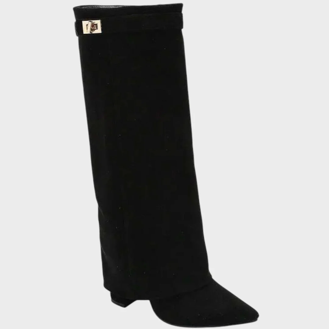 Lunara | High-Cut Suede Boots - Image 8