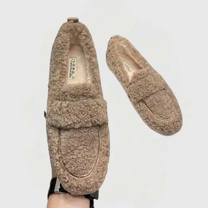 Mila | Cozy Faux-Shearling Loafers - Image 2