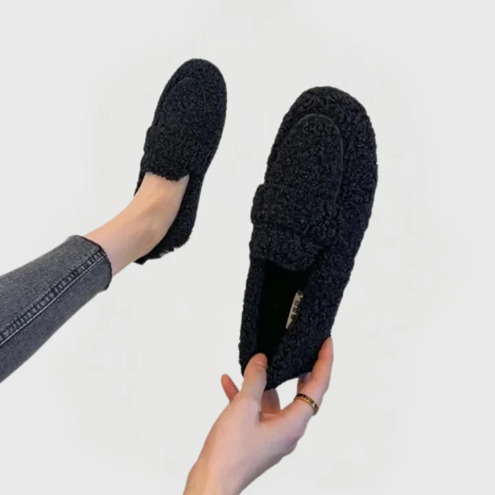Mila | Cozy Faux-Shearling Loafers - Image 3