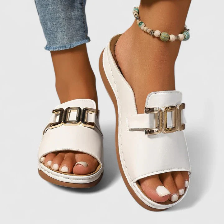 Monroe | Luxe Buckle Sandals - Image 4