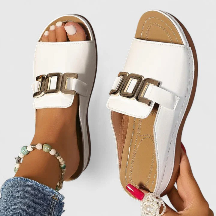 Monroe | Luxe Buckle Sandals - Image 5