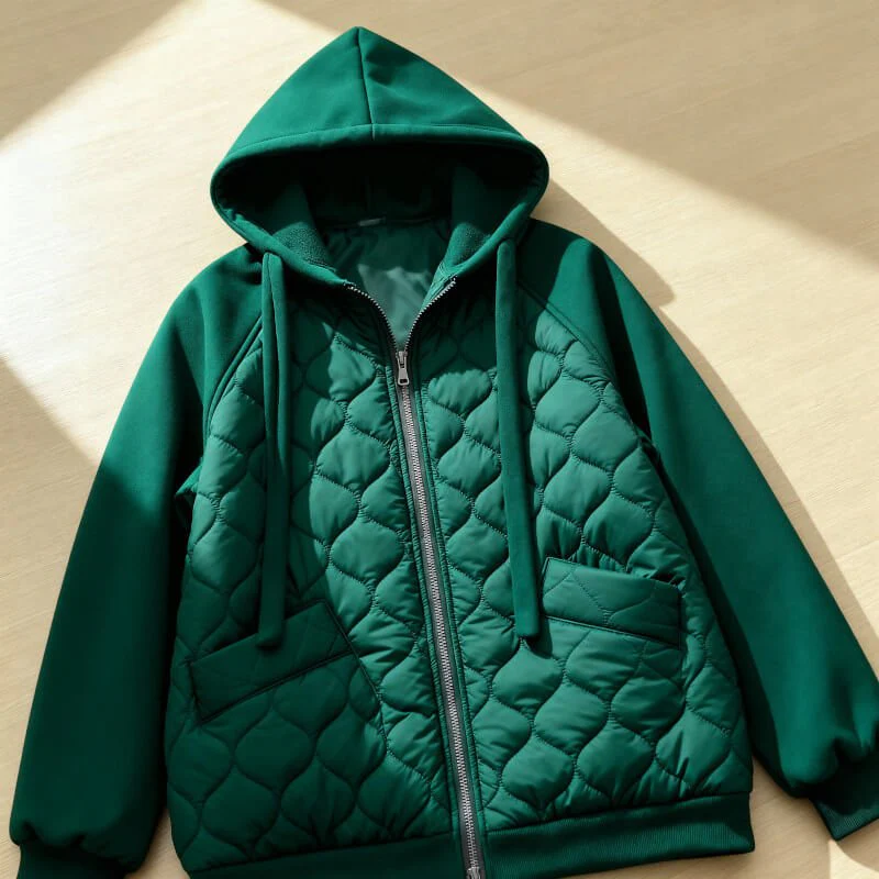NATALIE | QUILTED HOODIE JACKET - Image 12