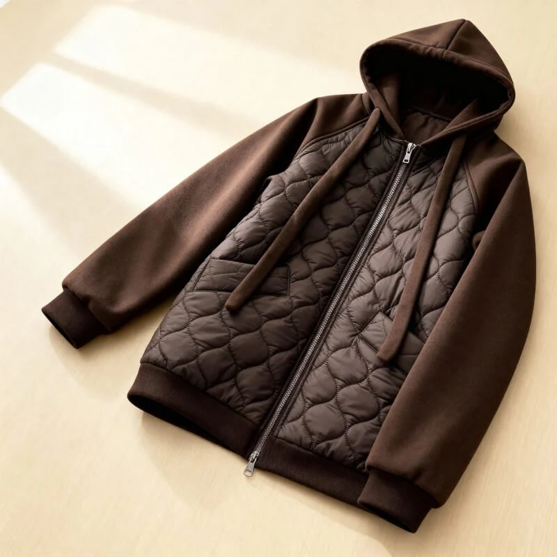 NATALIE | QUILTED HOODIE JACKET - Image 4