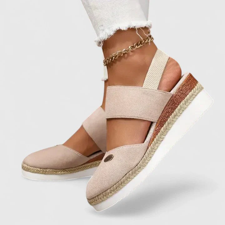 Nicole | Espadrille Strap Sandals - Image 3