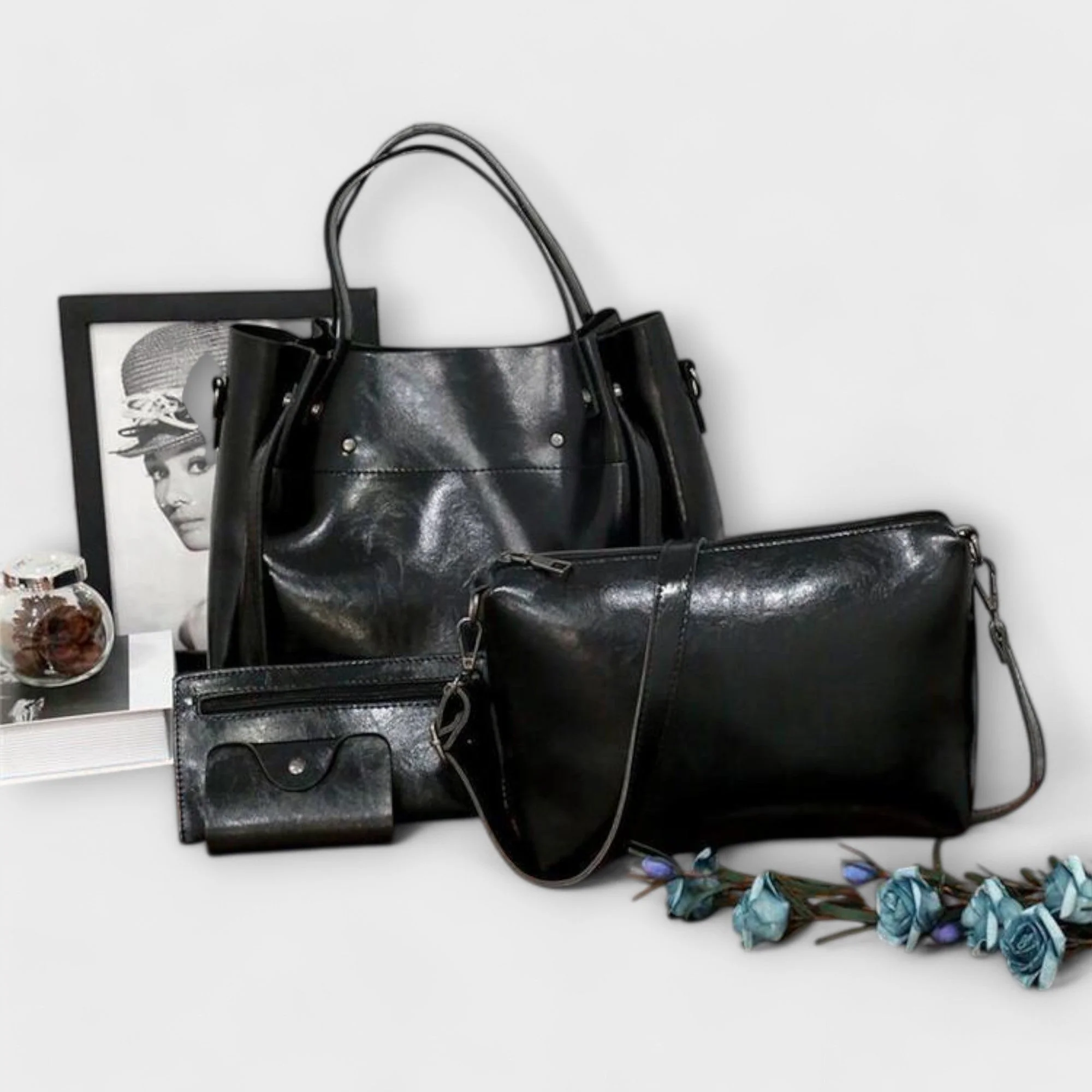 Olivia - 4-Piece Vintage Bag Set - Image 9