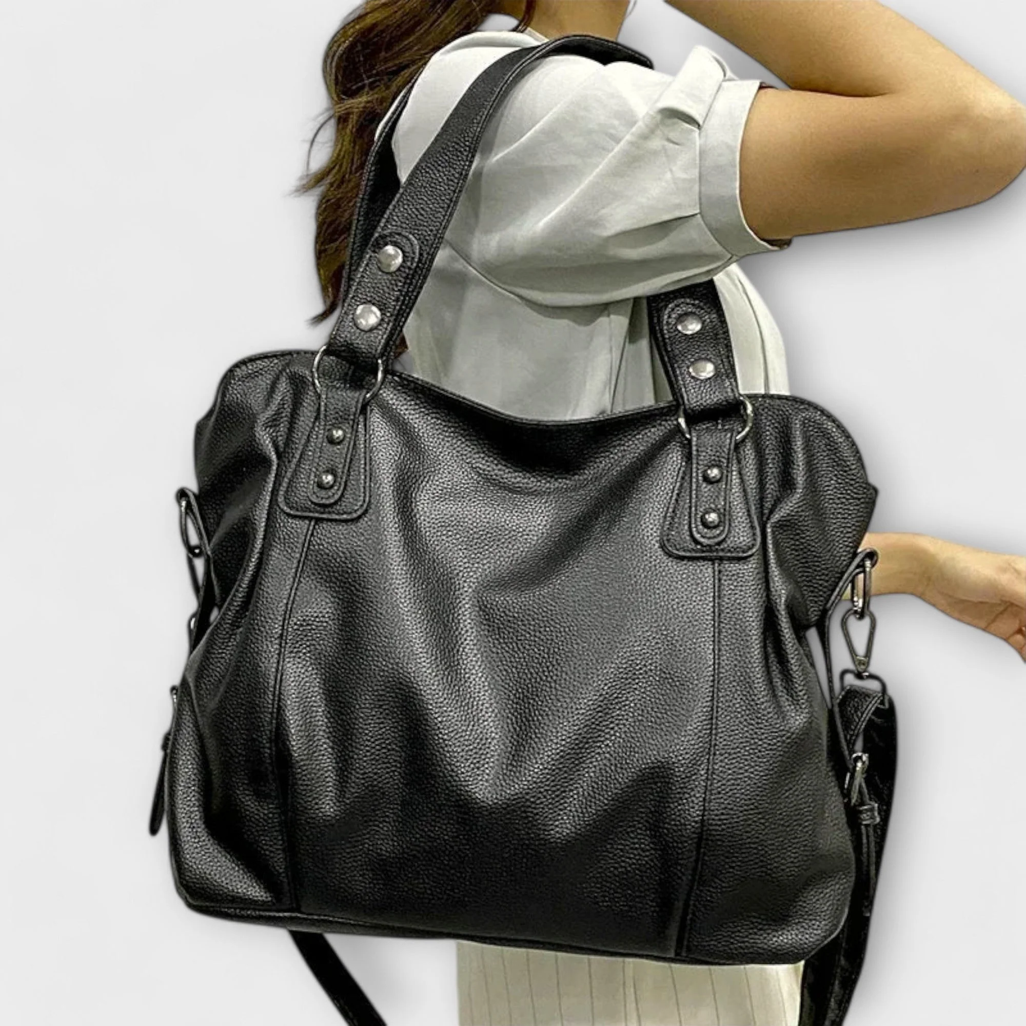 Olivia - Elegant Hobo Shoulder Bag - Image 2