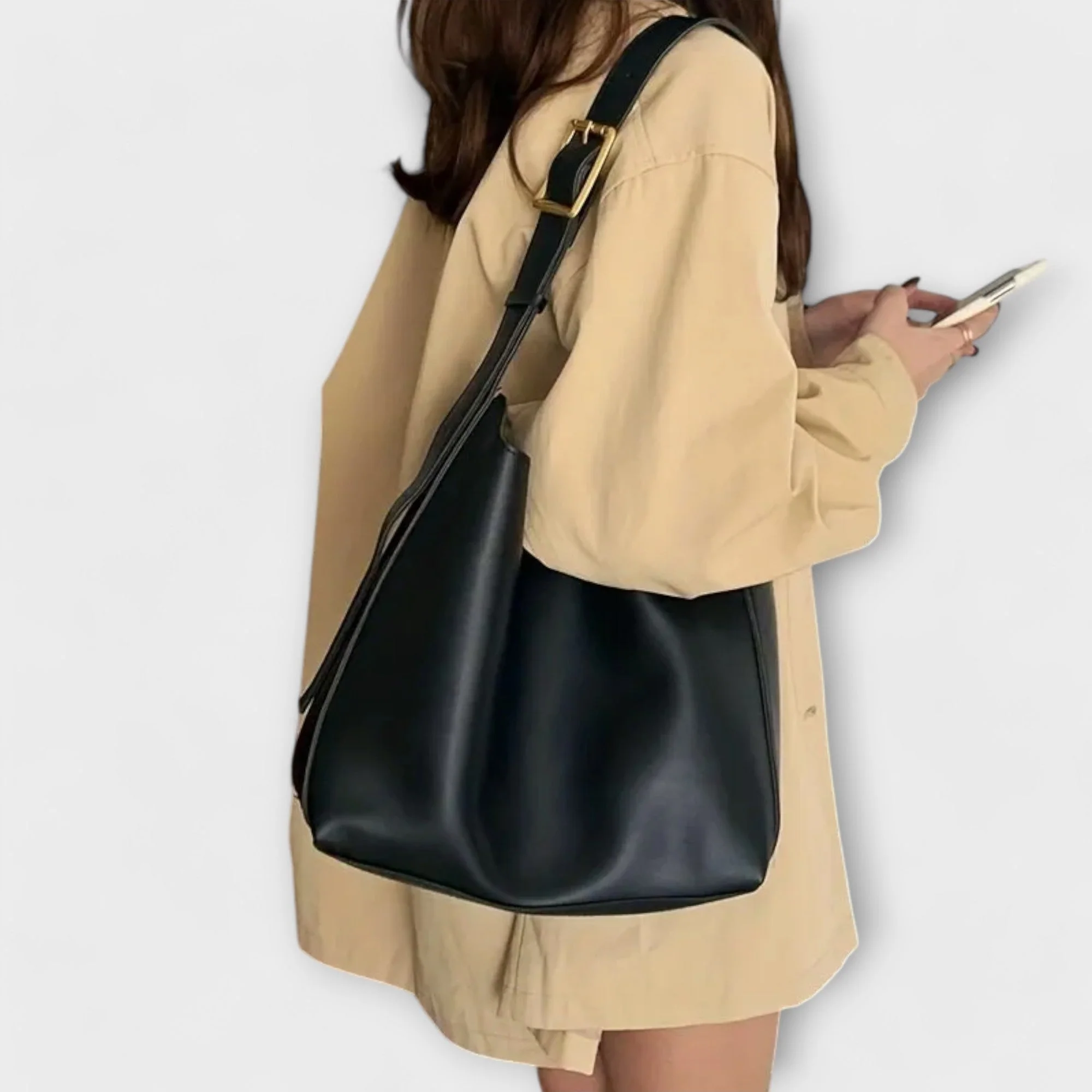 Olivia – Elegant Leather Shoulder Bag - Image 6