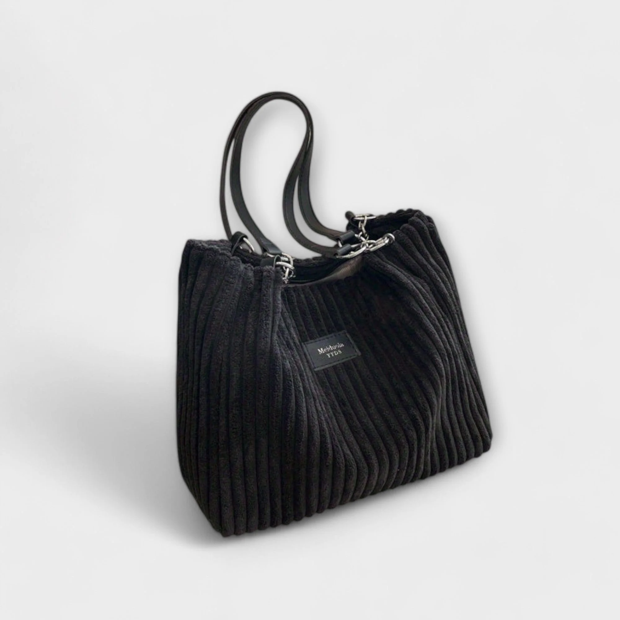 Olivia - Soft Cord Shoulder Bag - Image 5