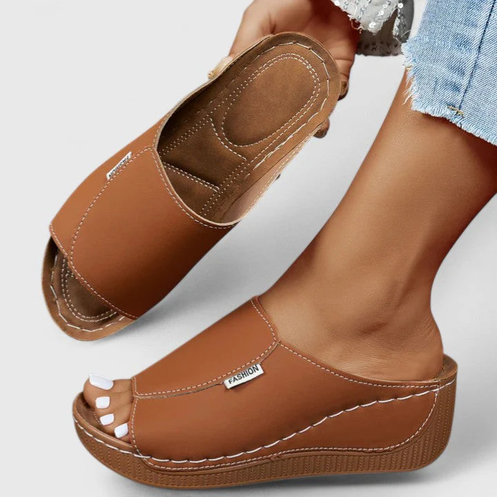 Olivia | Soft Platform Sandals - Image 11