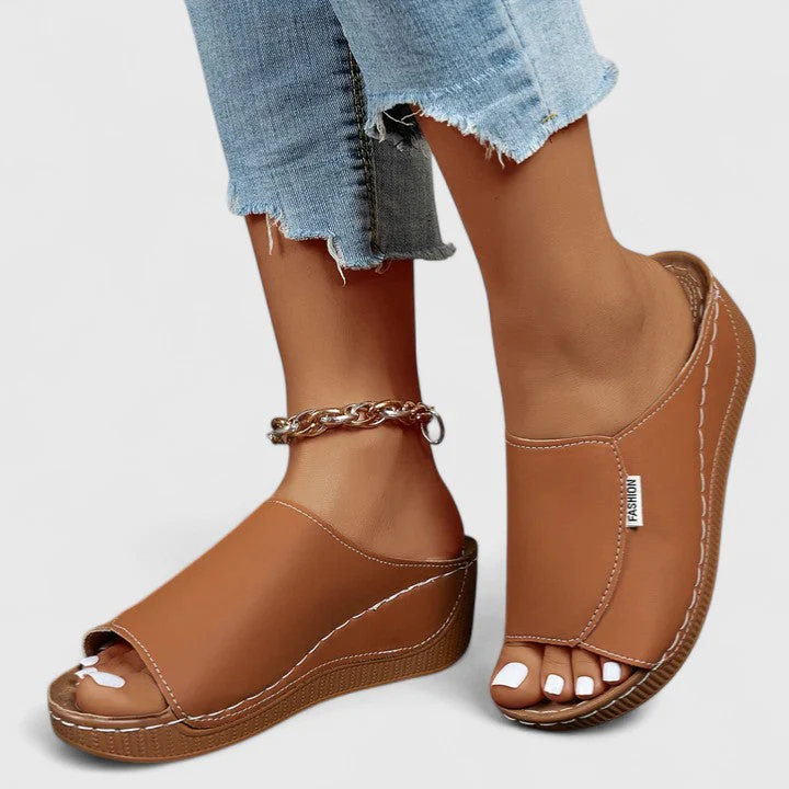 Olivia | Soft Platform Sandals - Image 12