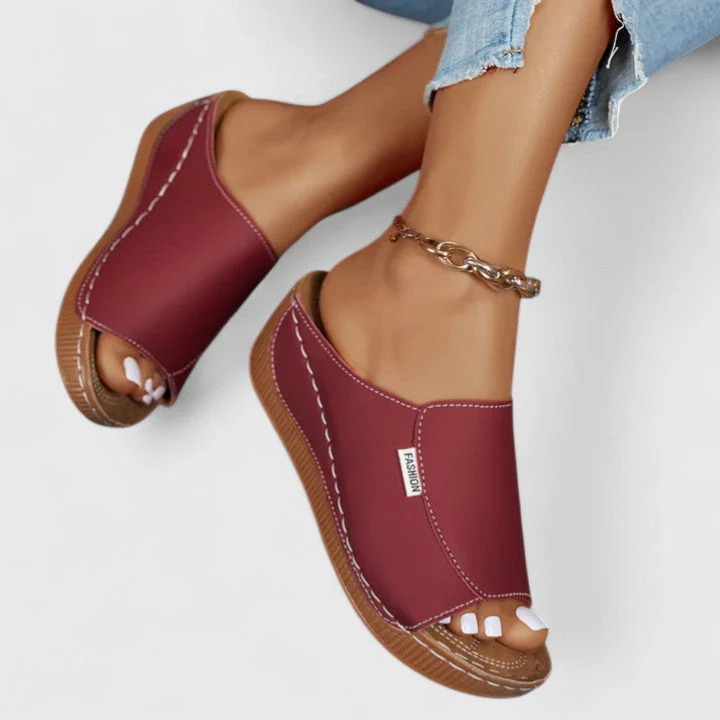 Olivia | Soft Platform Sandals - Image 3