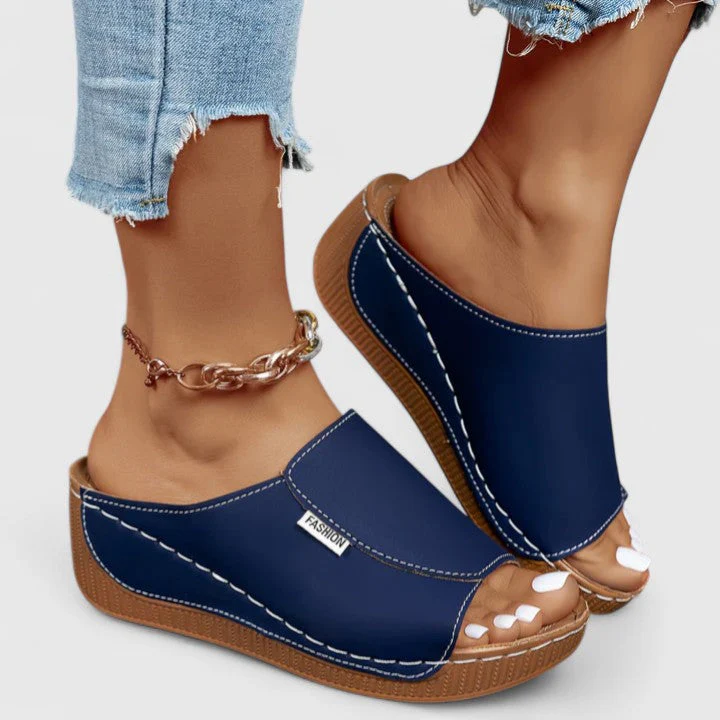 Olivia | Soft Platform Sandals - Image 9