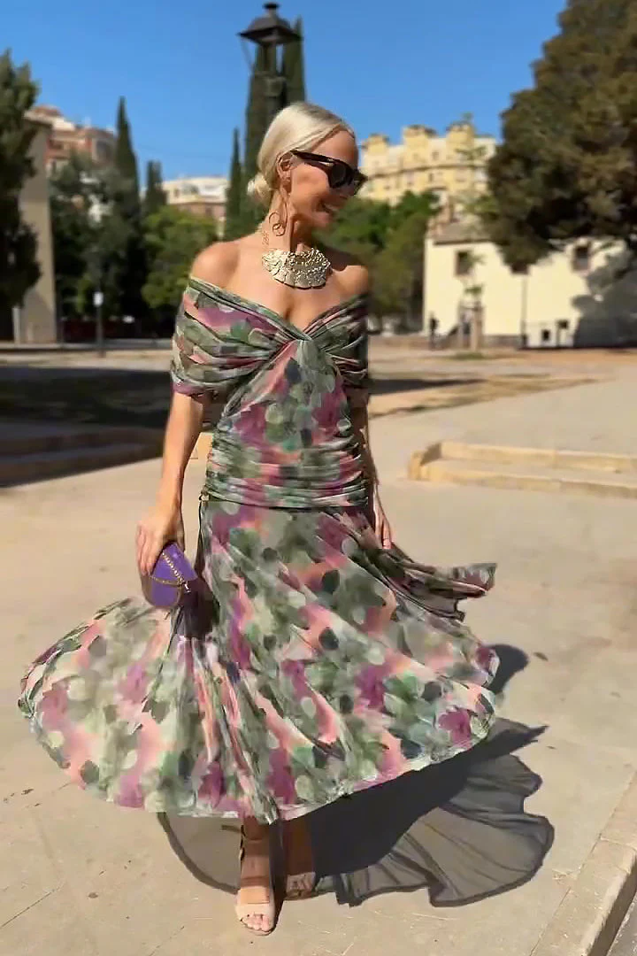 Regina | Graceful Flowing Maxi Dress - Image 2
