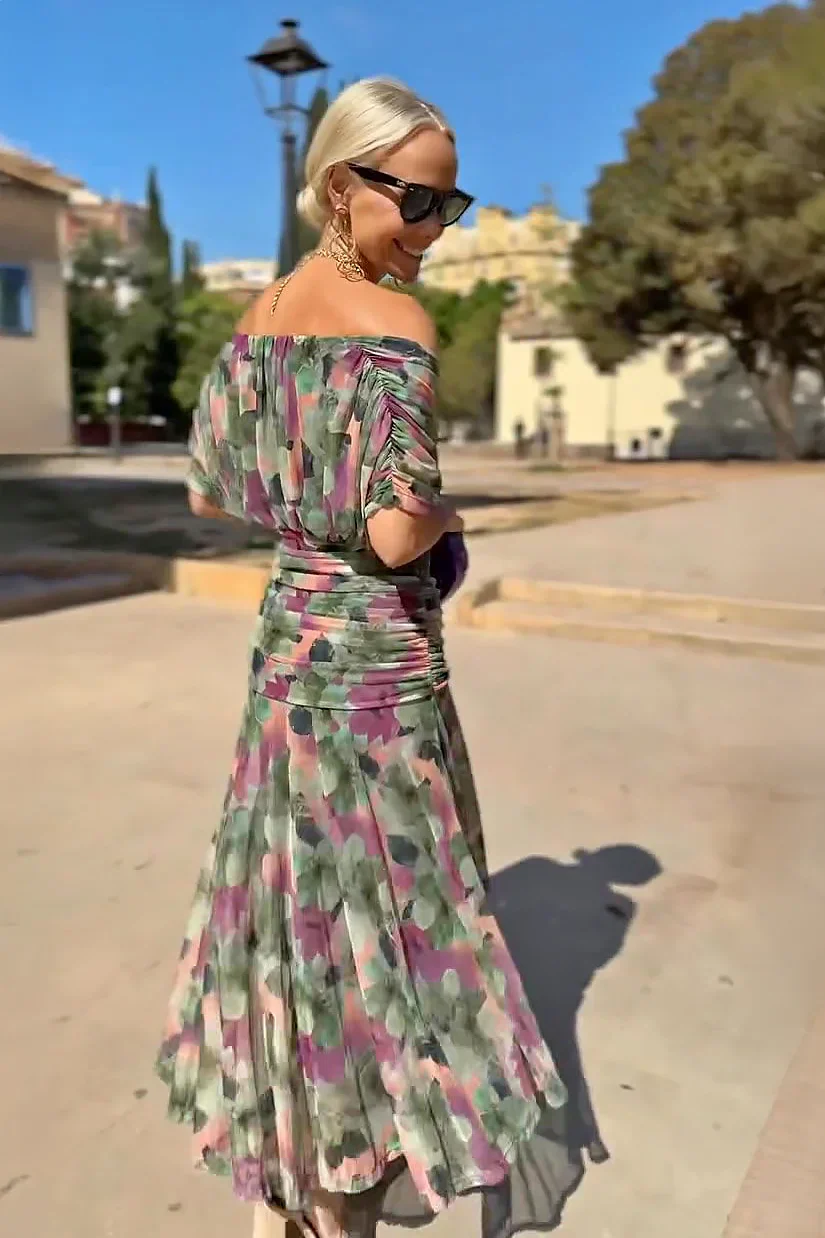 Regina | Graceful Flowing Maxi Dress - Image 3