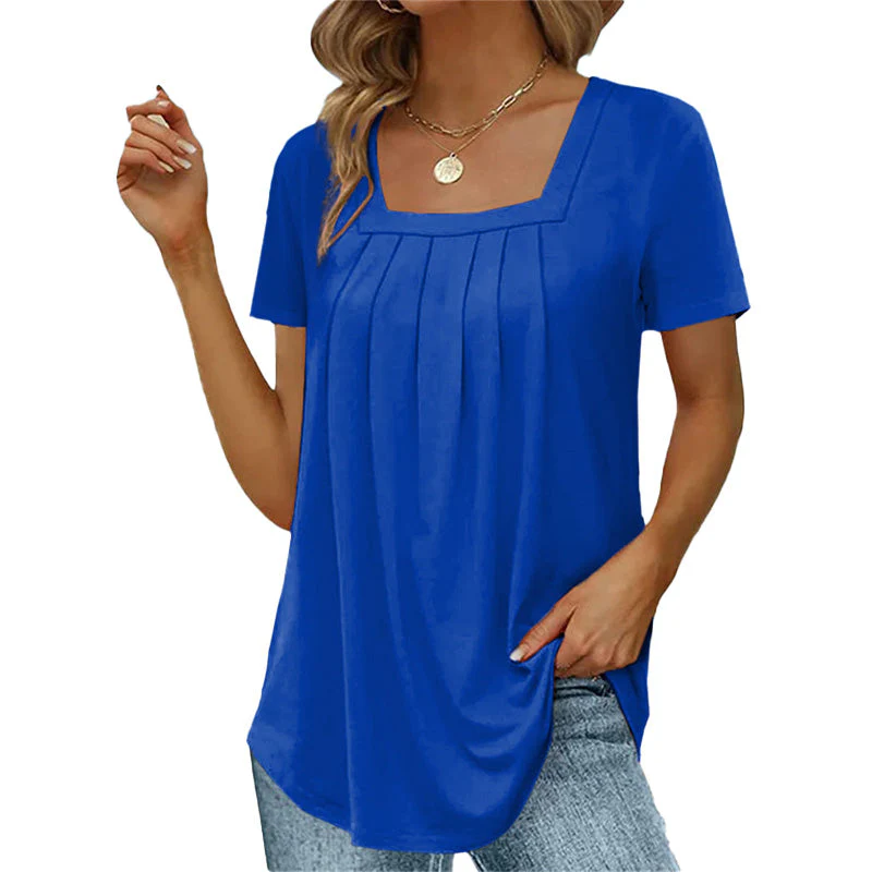 Sabryn - Elegant Pleated Blouse - Image 9