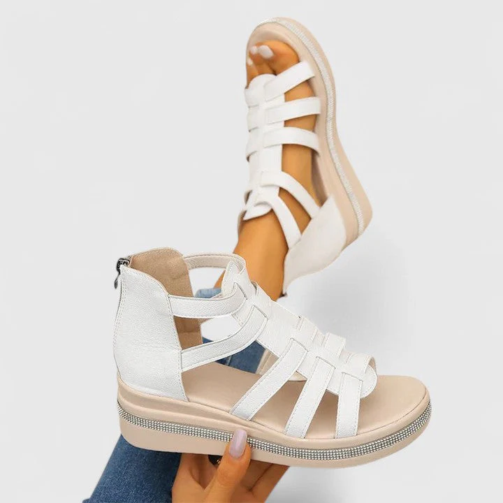 Samantha | Gladiator Wedge Sandals - Image 5