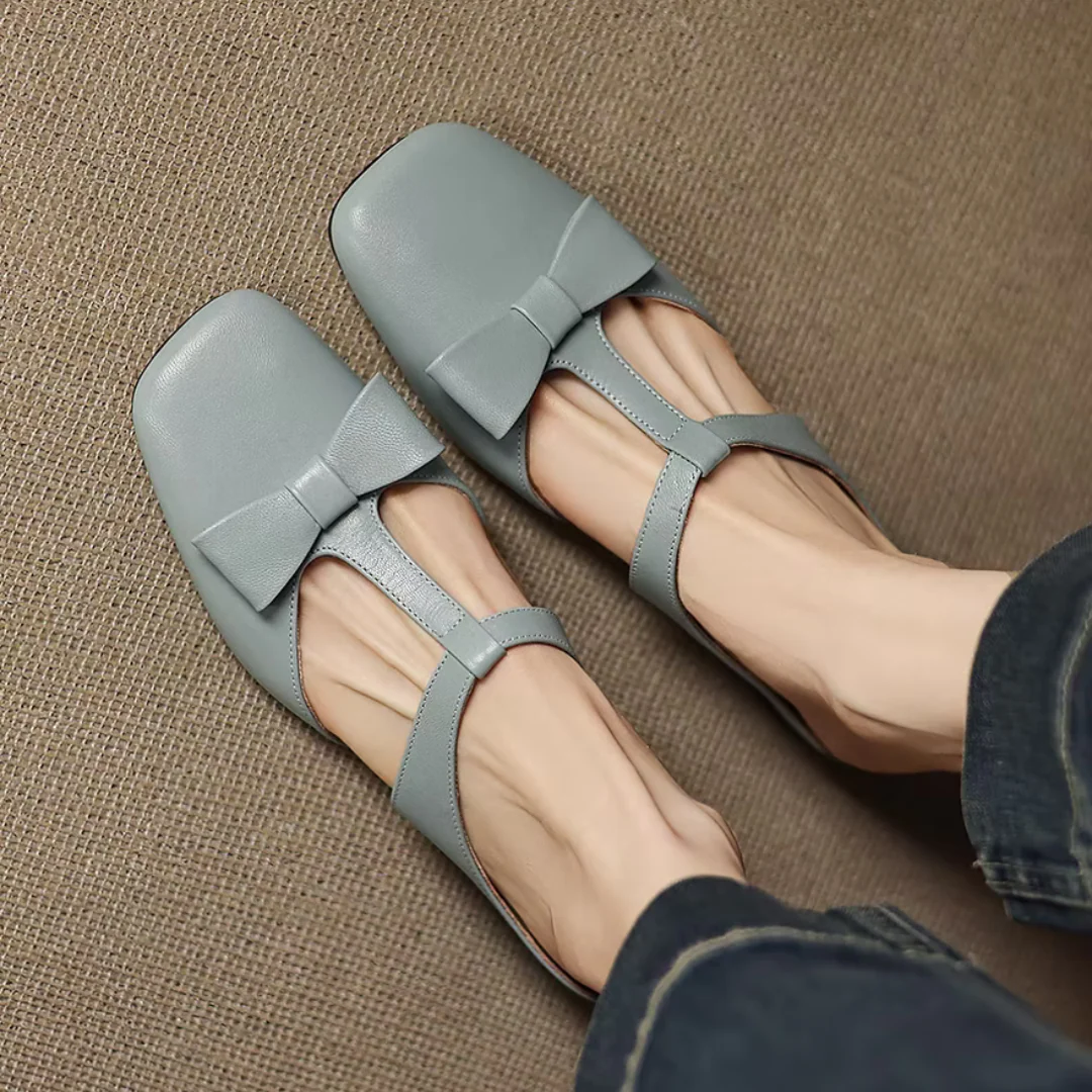Shiena | Square Toe Slippers - Image 5