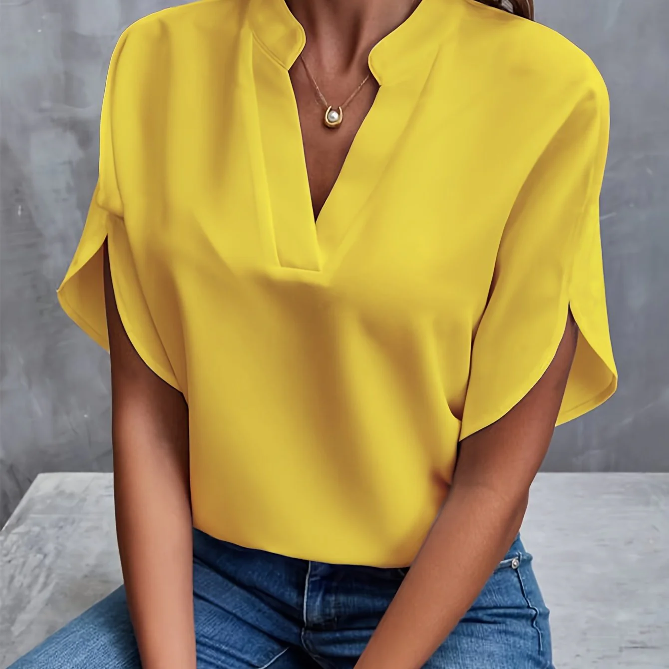 Sorrelia - Luxurious Elegant Blouse - Image 16