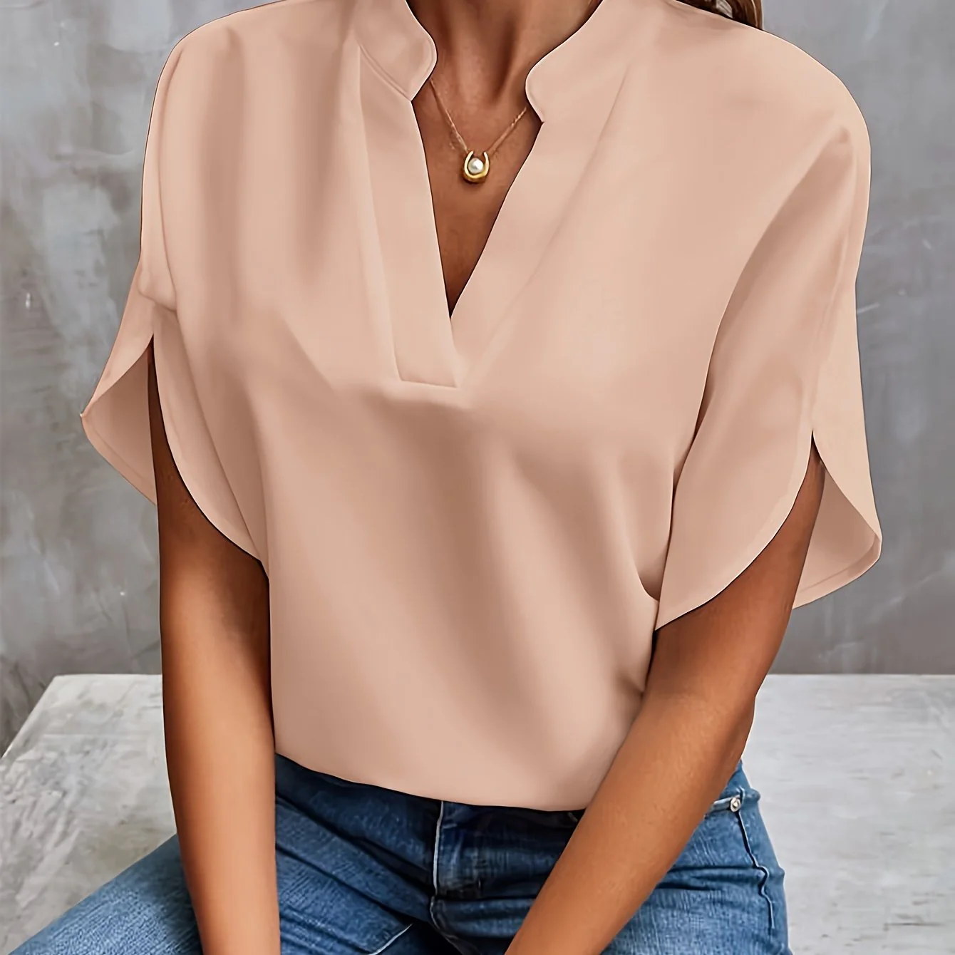 Sorrelia - Luxurious Elegant Blouse - Image 17