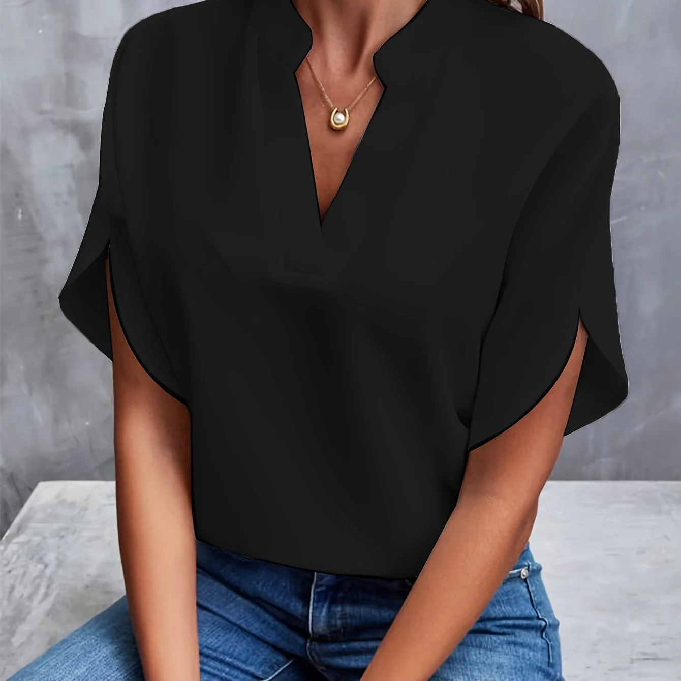 Sorrelia - Luxurious Elegant Blouse - Image 5