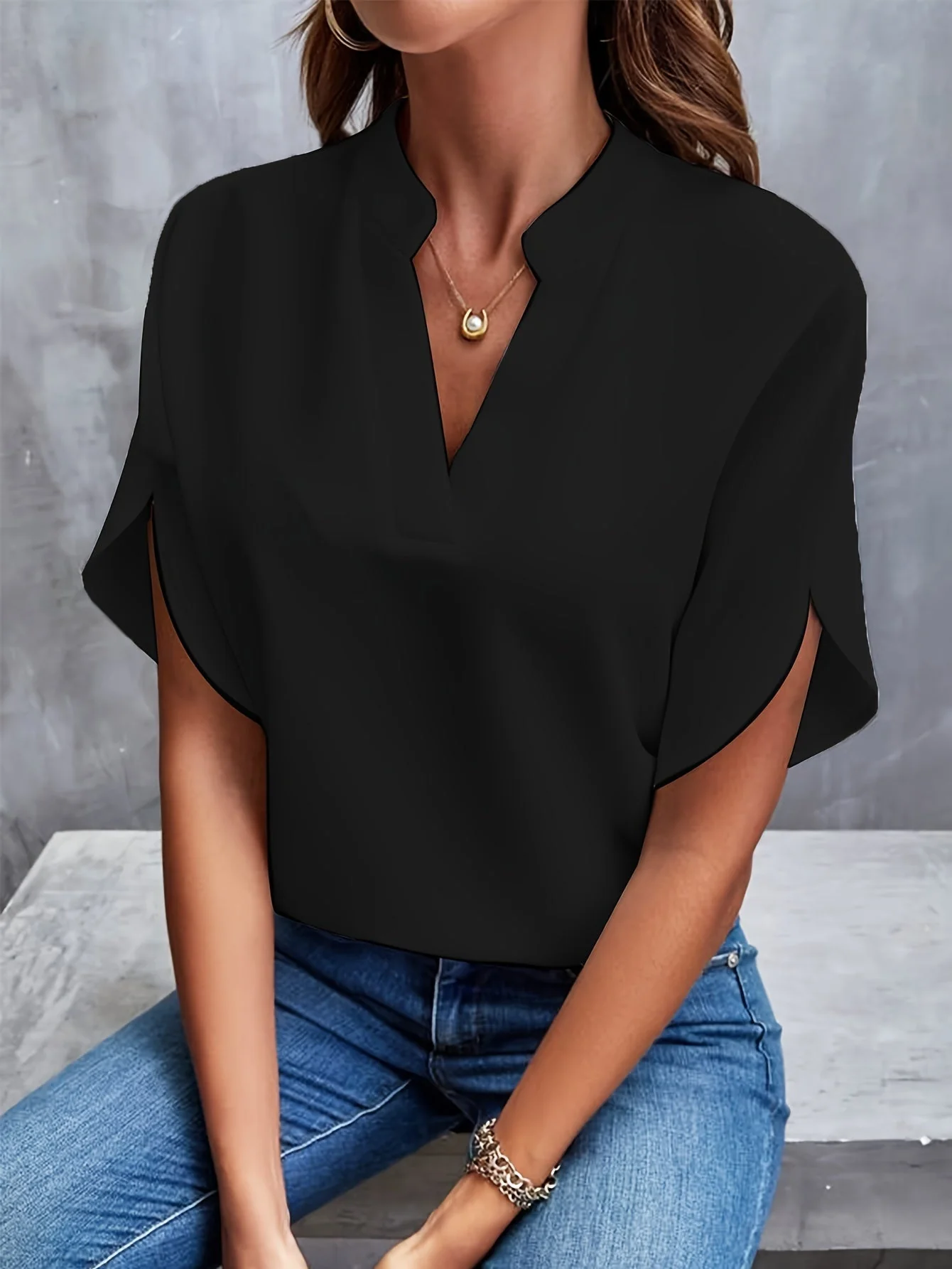 Sorrelia - Luxurious Elegant Blouse - Image 6