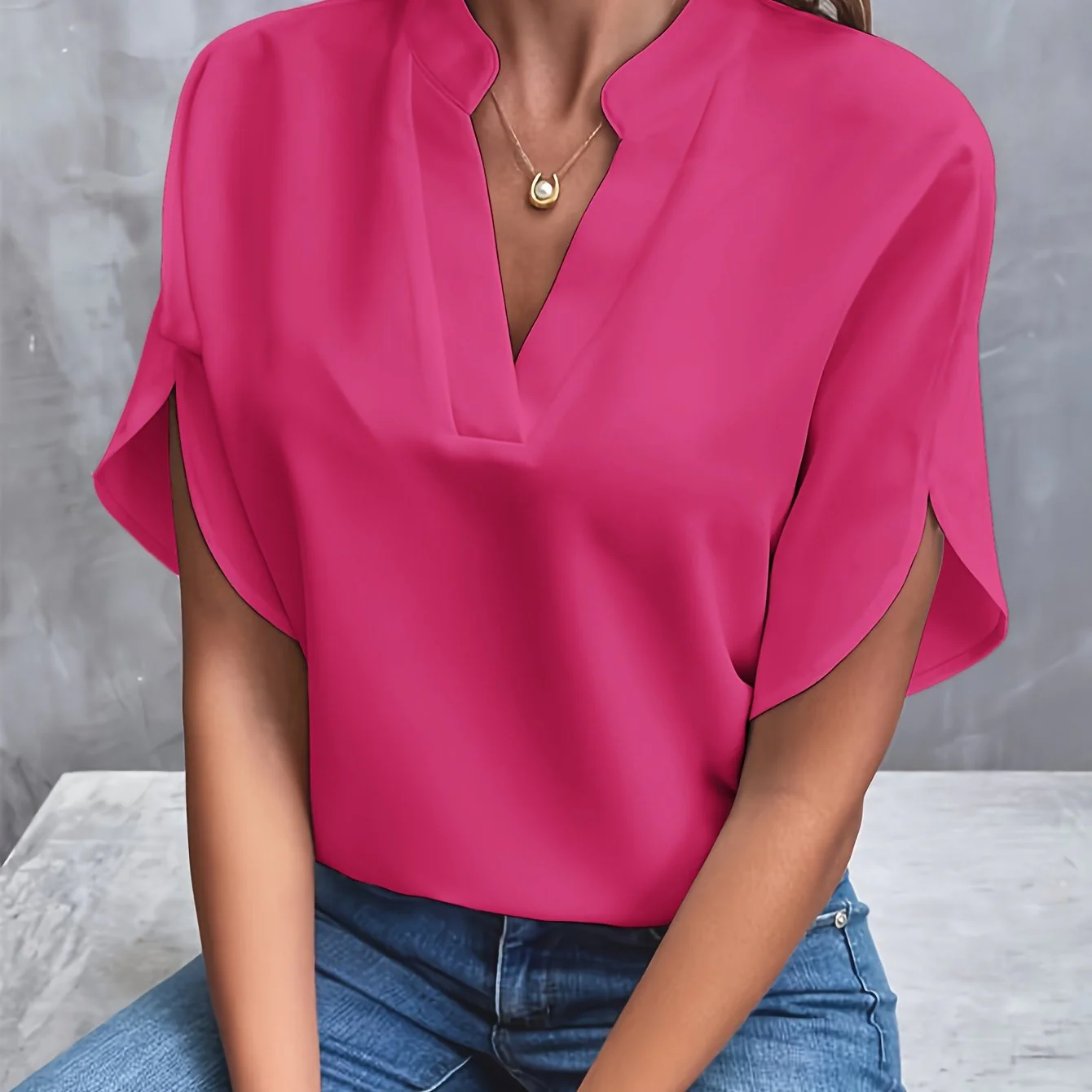 Sorrelia - Luxurious Elegant Blouse - Image 8