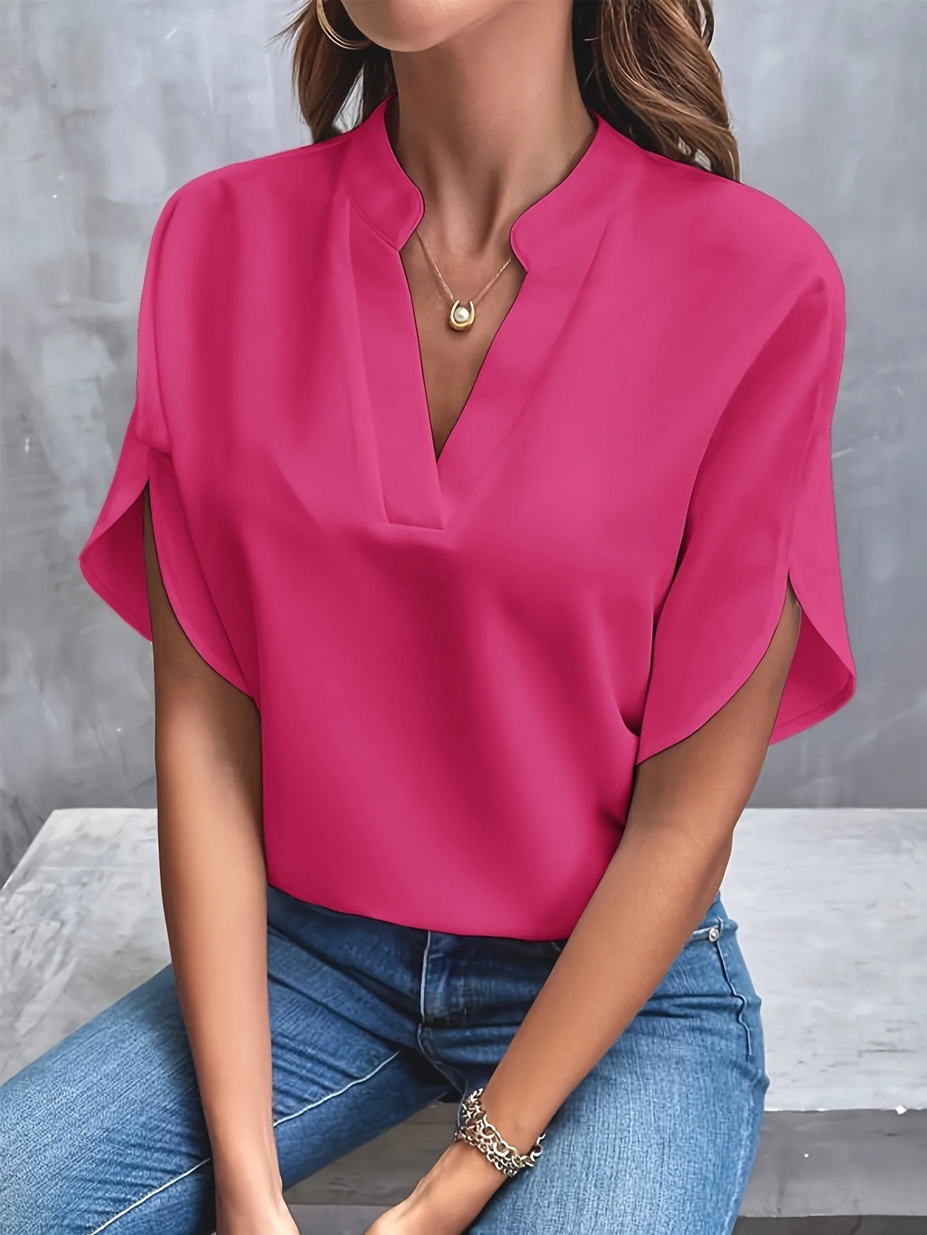 Sorrelia - Luxurious Elegant Blouse - Image 9