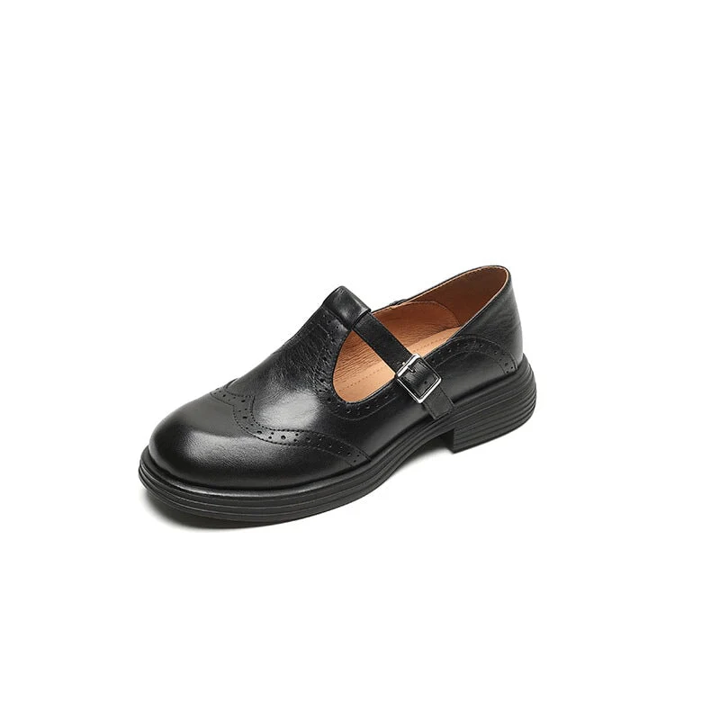 Vina | Leather Mary Janes - Image 8