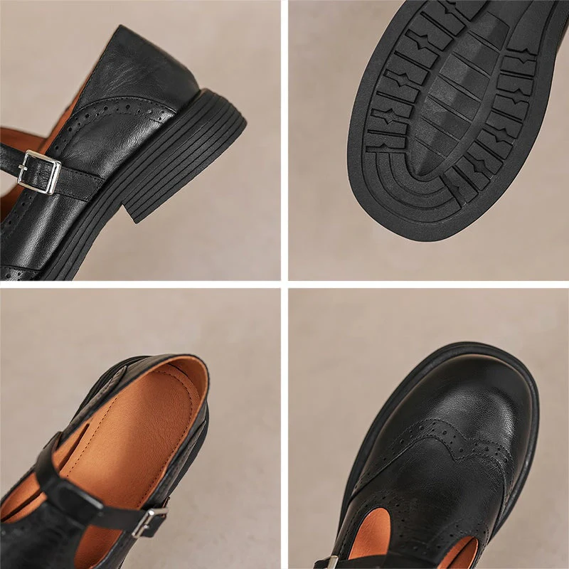 Vina | Leather Mary Janes - Image 9