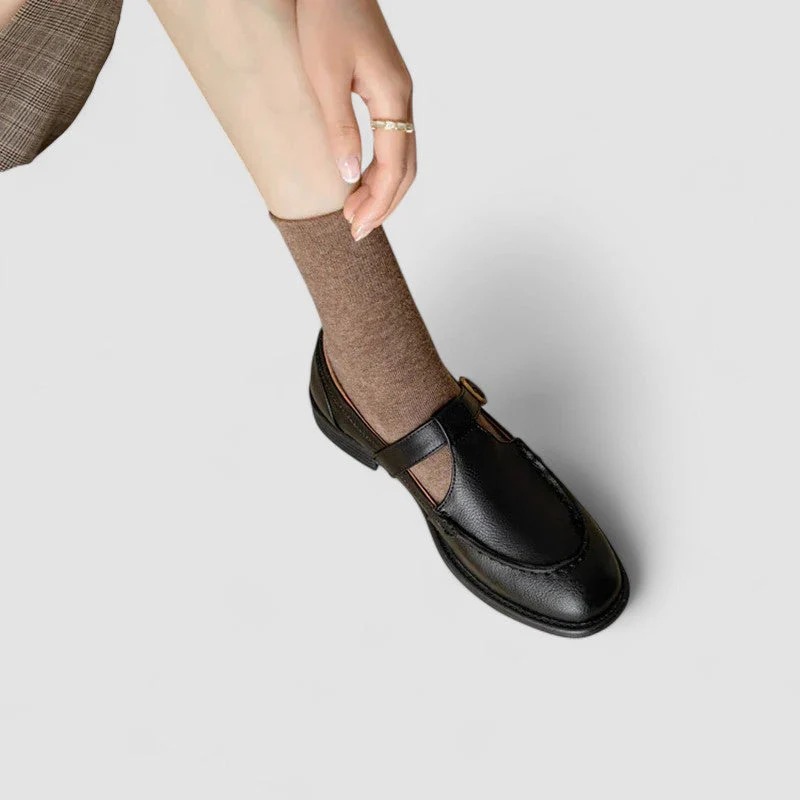 Zhelynne | Orthopedic Square-Toe Mary Jane Shoes - Image 3