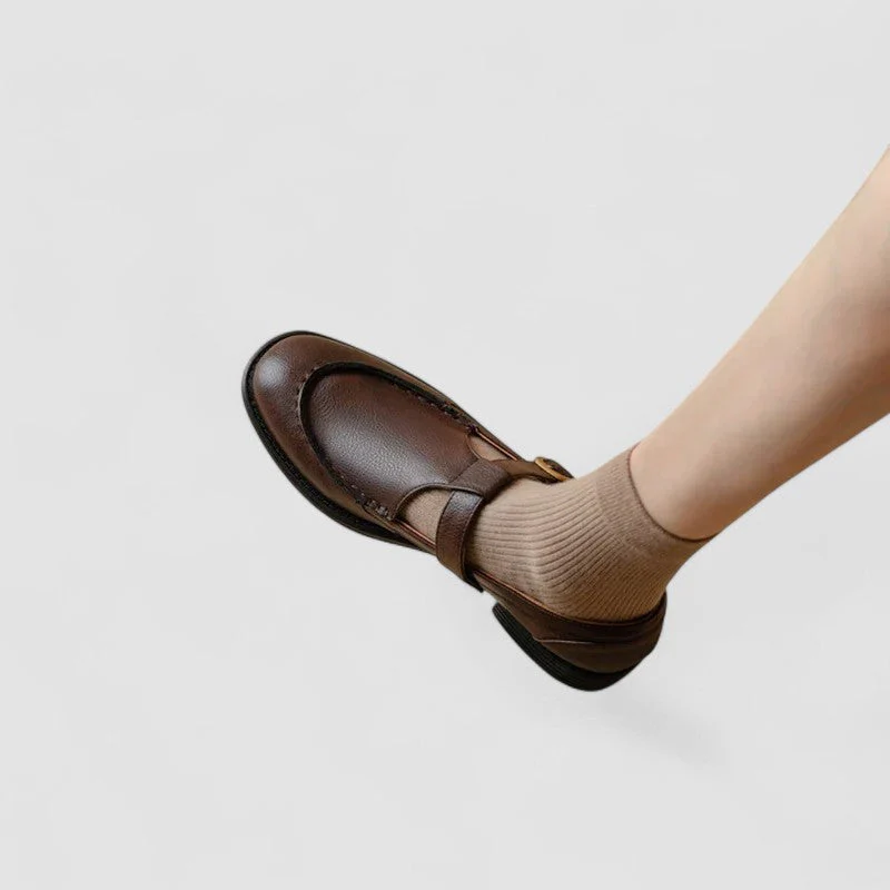 Zhelynne | Orthopedic Square-Toe Mary Jane Shoes - Image 4